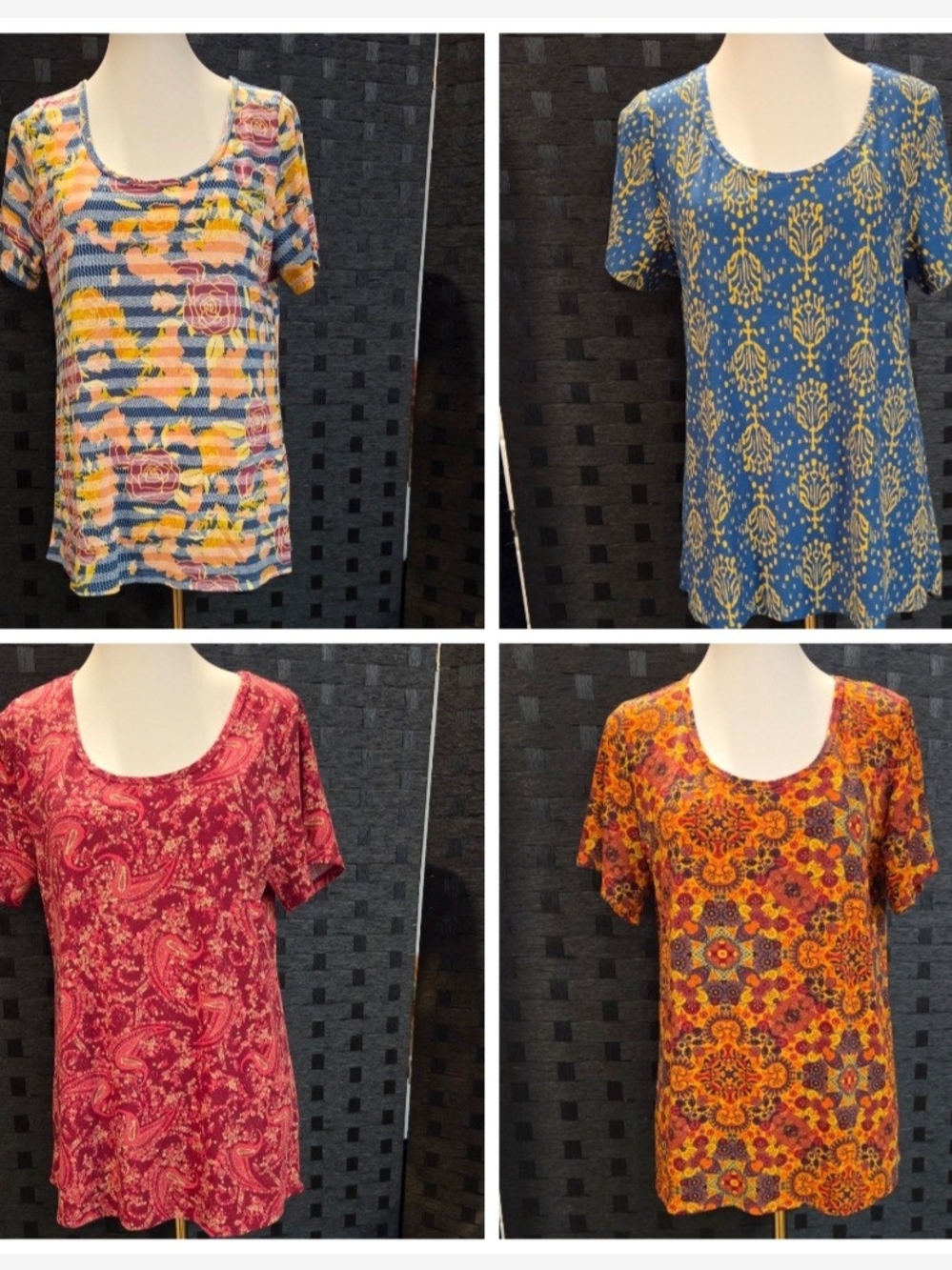 NWOT Bundle of 4 LuLaRoe Classic Short Sleeve Tees Size Large